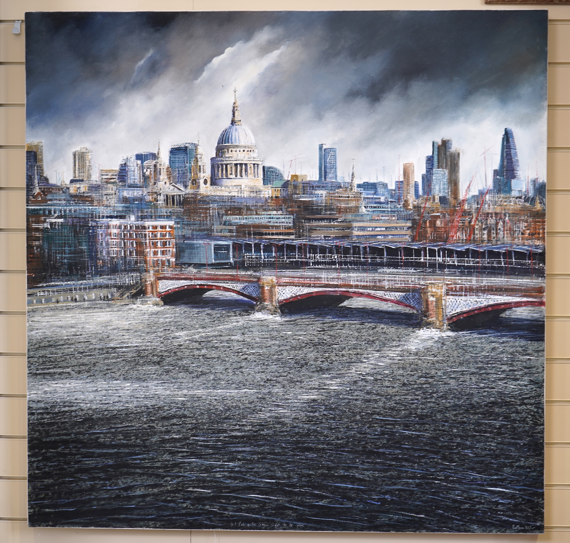 Rory J. Brown, (b. 1966), 'St Paul's and the City - Light to the Future'